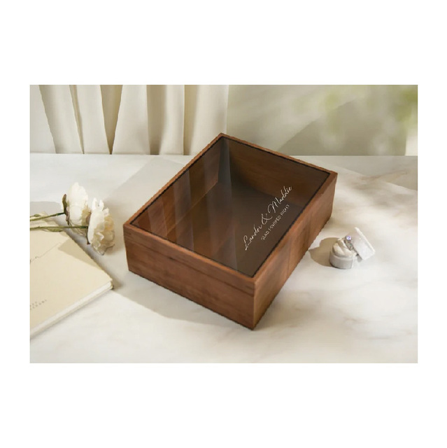 8x10 Shadow Box with Glass Lid Couples Quirky Message Memories Last Forever Gift