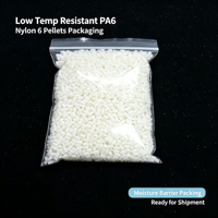 Résine de nylon PA6 super résistante, résistance aux basses températures -30°C ° Granulés de polyamide 6 modifiés pour les attaches et fixations de câbles
