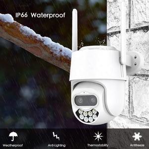 ICSEE-cámara de seguridad PTZ 4K 2K, lente Dual, WIFI, Zoom Digital 8X, seguimiento automático, WIFI, novedad de <span class=keywords><strong>2023</strong></span> - Product Image 4