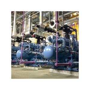 Mới nhất đến công nghiệp chứng nhận vít mở loại hai giai đoạn máy nén trục vít đơn vị làm lạnh nhiệt độ thấp - Product Image 4