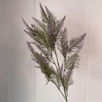 Ranting Asparagus Buatan Plastik Tinggi, Daun Plumosa, Ramah Lingkungan untuk Dekorasi Pernikahan, Thanksgiving, Paskah