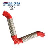 Junta Flexible de Acero Inoxidable con Certificación FM y Superficie Pintada para Tuberías con Gran Movimiento