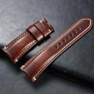 High Quality <strong>Italy</strong> Genuine <strong>Leather</strong> Watch Band 20mm 22mm Buckle Quartz Mechanical Watch Band <strong>Leather</strong> - Product Image 4