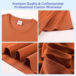 T-shirt personnalisé de haute qualité pour hommes, vêtements d'équipe d'entreprise, promo, léger, durable, logo en relief, impression, uniforme, vêtements de travail, t-shirts - Product Image 4