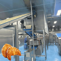 Ligne de production automatique de croissants de table YOSLON machine à rouler le pain croissant machine à former le pain croissant à vendre