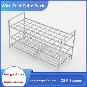 Three-Layer Stainless Steel <strong>Test</strong> Tube Stand 12 40 50 Holes for <strong>Laboratory</strong> Wire Rack Colorimetric Tube Durable Practical - Product Image 5