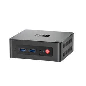 Hot Selling Mini PC J4125 4C4T 8GB DDR4 128GB SSD M.2 2280 2T Micro Computer Dual HD 4K Media Player Ubuntu Windows10 Mini PC