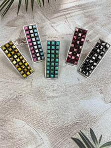 Bague Ajustable en Argent Sterling Fait Main avec Multiples Pierres Bague de Mariage pour Femmes - Product Image 5