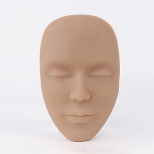 Maniquí de Látex para Práctica de Tatuajes Faciales Completos, Modelo de Piel Realista para Entrenamiento de Maquillaje PMU - Product Image 1