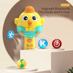 Micrófono de Karaoke Inalámbrico para Niños, en Inglés, para Altavoz, Juguete de Canto Unisex para el Hogar, de Plástico, 6 Piezas - Product Image 4