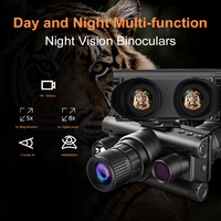Binoculares de gafas de visión nocturna montados en la cabeza 4K para adultos Zoom digital infrarrojo 8X para caza, diversión al aire libre por la noche