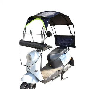 Electric Scooter Rain Canopy Sunshade <b>Foldable</b> Oxford Cloth Windproof Rainproof For Yamaha Scooter Riders - Product Image 1