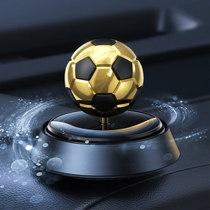 Long-Lasting Car Aromatherapy Diffuser Solar Power Dashboard Rotating Football <strong>Design</strong> for Pregnant Women Kids Decorative <strong>Element</strong> - Product Image 1