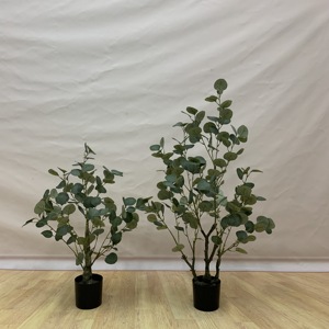 MIni 60cm pianta di simulazione albero di eucalipto succulenta pentola FauxTree soggiorno interno bionico verde decorazione di piante-149 - Product Image 4