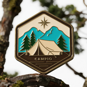 Insignia de logotipo de pines de solapa de esmalte personalizado de alta calidad para premios y reconocimiento - Product Image 3