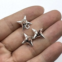 Accessoires de piercing DIY gothiques en acier inoxydable, boule à pointes et boule lisse solide, les plus vendus