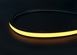 BERIXDEEP Black Neon Rope 1615 Top View 24V Bande LED néon adressable étanche, flexible et pliable pour l'extérieur - Product Image 6