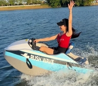 2025 nouveau Jet Go Kart Sports nautiques opération pratique électrique Aqua Karting bateau surf Mini bateau à moteur électrique