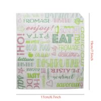 Paquet jetable personnalisé de pain grillé résistant à l'huile pour barbecue, baguette française, gâteau sandwich, pizza, sac en papier kraft