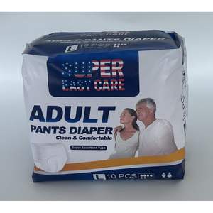 กางเกงผ้าอ้อมผู้ใหญ่ซุปเปอร์อีซี่แคร์ ไซส์ใหญ่ 10 ชิ้น ซึมซับดีเยี่ยม แบบใช้แล้วทิ้ง - Product Image 4