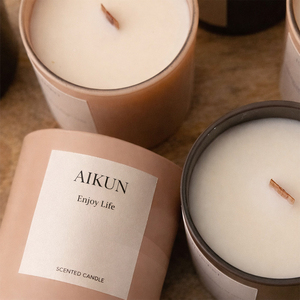 Velas Aromáticas de Cera de Soya Premium de la Marca AIKUN, Fabricante OEM, para Comedor, Fiestas de Cumpleaños, Centros de Spa y Días Festivos - Product Image 3