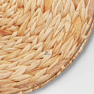 Napperon de caboteur classique tissé à la main en forme de jacinthe d'eau en forme de belle fleur pour une utilisation au restaurant à domicile disponible pour la vente en gros - Product Image 2