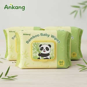 Private Label Organic Eco Friendly <b>Wipes</b> Baby Wet <b>Wipes</b> <b>Biodegradable</b> Fiber <b>Wipes</b> - Product Image 2