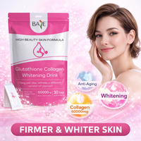OME ODM Protéines Halal Compléments Alimentaires Vitamine C Marine Femme Végane Poudre Meilleur Collagène à Boire en Sachet pour le Blanchiment de la Peau