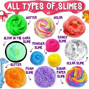 Jouets en boue cristalline pour enfants, colle à bulles, kit de slime dinosaure DIY - Product Image 3