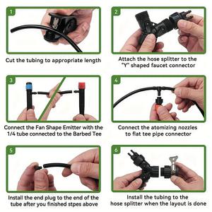 Kit de Riego por Goteo de 30 Metros con Cortador de Tubos, Sistema de Riego Automático Eficiente para Jardín, Vegetales, Macetas y Flores - Product Image 2