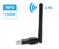 Adapter WiFi USB ODM untuk PC Adaptor Jaringan Nirkabel untuk Desktop Dongle Antena 2dBi Gain Tinggi Mendukung Laptop Desktop