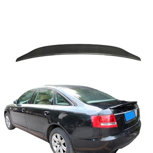 Fiber De carbone A6 Arrière Aileron pour <span class=keywords><strong>Audi</strong></span> A6 C6 <span class=keywords><strong>4</strong></span> Portes 05-11 CA Style - Product Image 1