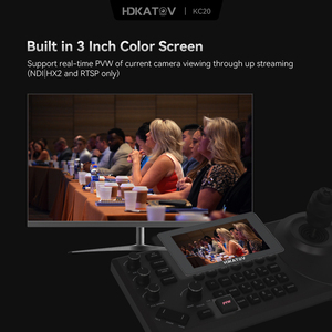 HDKATOV KC20 OEM ODM Support 255 PCS Caméras PoE NDI Caméra Contrôleur IP KC20 PTZ Contrôleur Clavier Contrôleur <span class=keywords><strong>RS232</strong></span> <span class=keywords><strong>RS485</strong></span> - Product Image 4