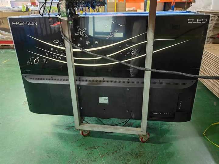 OLED 4 K 65 Inch Frameless Ultra Thin HDR Android WiFi Smart TV Television With Bluetooth