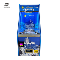 Machine de jeu à monnayeur MAKER bleue/noire avec fonction bonus, machine de jeu d'arcade à monnayeur