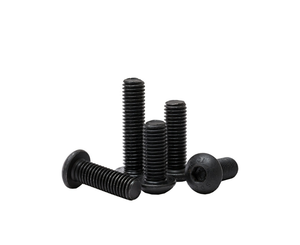 ISO7380 Security Machine <strong>Screw</strong> Black Oxide Oval Button <strong>Head</strong> <strong>Hexagon</strong> <strong>Socket</strong> Bolt with Round Button Metric Steel <strong>Screw</strong> - Product Image 4