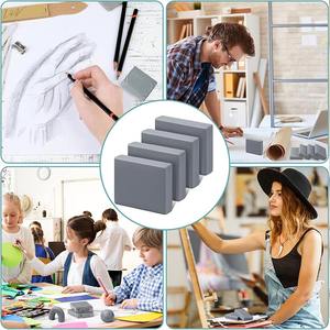 FOSKA facile à façonner couleur <span class=keywords><strong>grise</strong></span> <span class=keywords><strong>gomme</strong></span> d'artiste pliable pétrie pour les étudiants qui étudient le <span class=keywords><strong>dessin</strong></span> et l'esquisse retour aux fournitures scolaires - Product Image 6