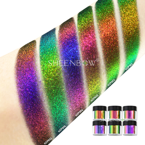 Sheenbow <strong>sheglam</strong> Wholesale <strong>Cosmetics</strong> Makeup Bubuk Cet Bunglon Loose Metallic Colors Eyeshadow Chameleon Eye Glitter Pigments - Product Image 2