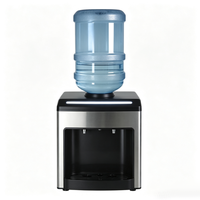 Distributeur de glaçons en forme de balle 22kg/24h, machine à glaçons automatique de comptoir R134a avec contrôle par écran tactile, pour eau du robinet/bouteille, détection de niveau de glace plein