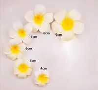 Jepit Rambut Bunga Plumeria Grosir ANKO, Jepit Rambut Frangipani Tropis, Aksesoris Pantai