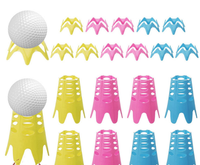 Tee de golf en plastique à griffes, prêt à être expédié, pour une utilisation en intérieur et en extérieur, accessoire de golf essentiel