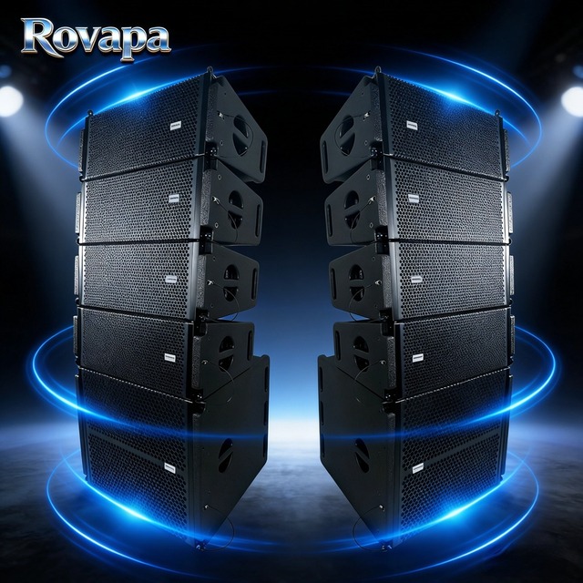 Factory Wholesale Dual Line Array DJ Speaker Set with Passive 15 Inch Subwoofer Professinal Outdoor PA Sound System for Church