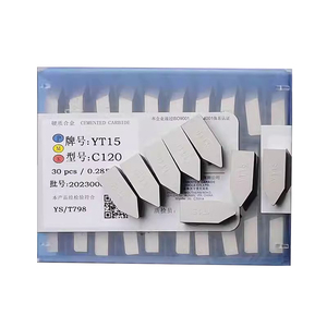 Insertos de soldadura soldados por brazing de alta dureza YG6 C116 C120 C122 C125 de fabricante chino, puntas de cuchilla C116/C120/C122/C125 YG6 Yg6 Yg8 Yt5 Wi - Product Image 2