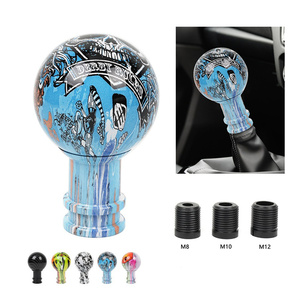 <span class=keywords><strong>Palanca</strong></span> <span class=keywords><strong>de</strong></span> <span class=keywords><strong>Cambios</strong></span> Manual para Coche, Diseño Graffiti Blanco Acrílico - Product Image 3