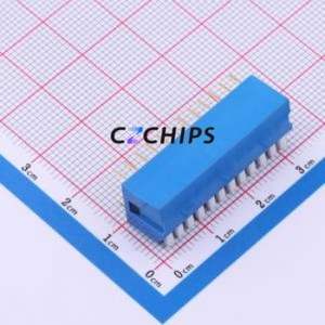 SMQP-12B-TP DIP Switch Switch ( Type: Piano Key )( Number of Switch Sections: 12 )( Lead Spacing: 2.54mm ) - Product Image 2