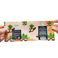 Rouleaux d'étiquettes personnalisées imperméables enveloppantes – Autocollants d'emballage adhésifs intégraux pour crèmes pour les mains, lotions corporelles et produits de soin de la peau