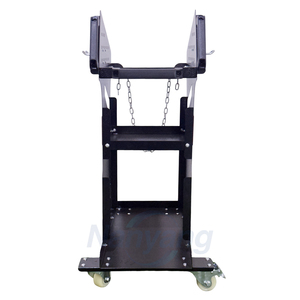 Chariot de soudage en acier à 3 niveaux, chariot universel à roulettes pour soudeuse MIG, chariot pour bouteilles de gaz avec roues solides de 7 pouces - Product Image 2