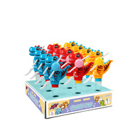 Bonbons durs promotionnels Tengrui pour enfants, motif petit dinosaure, avec jouet lumineux