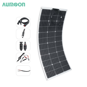 AUMOON – panneaux solaires flexibles ETFE 80W, 100w, 150w, 200 <span class=keywords><strong>watts</strong></span>, <span class=keywords><strong>pour</strong></span> toit de maison, voiture de golf, bateau, <span class=keywords><strong>Camping</strong></span>-<span class=keywords><strong>car</strong></span> - Product Image 2