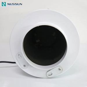 Nussun Conducto de aire de ventilación comercial 10 pulgadas 250mm EC Motor <span class=keywords><strong>Mixflow</strong></span> Ventilador de succión de aire con silenciador - Product Image 4